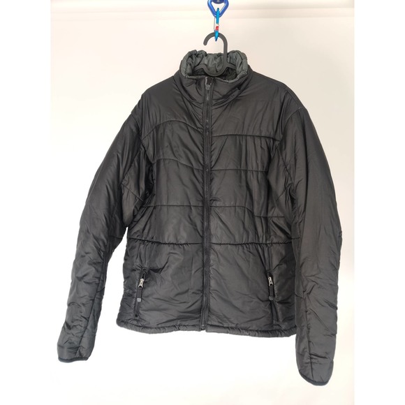 (V) Alpine Design Men puffy jacket snow winter black sz XL - Picture 1 of 8